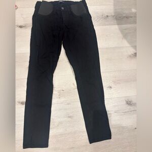 PAIGE Black Skinny Maternity Jeans sz 30